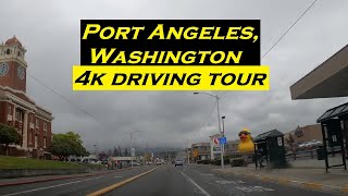 Port Angeles Washington  4k Driving Tour [upl. by Buote]