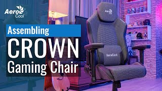 Crown Gaming Chair  How to Assemble [upl. by Ahcorb]