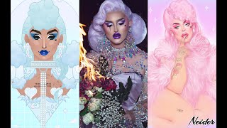 All of Ilona Verleys Runway Looks I Canadas Drag Race  season 1 [upl. by Skyler739]