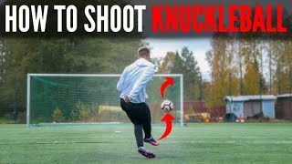 KNUCKLEBALL TUTORIAL  Learn to shoot a knuckleball [upl. by Bandur]