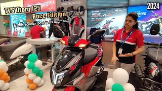 2024 TVS Ntorq 125 Race Edition Unleashing Power and Style💫  A Comprehensive Review🎥 [upl. by Allevon839]