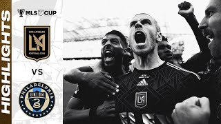 MLS CUP HIGHLIGHTS LAFC vs Philadelphia Union  November 5 2022 [upl. by Guntar]