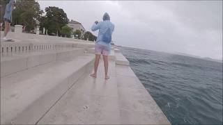 Sea organ ZadarCroatia  Meeresorgel ZadarKroatien Zadar croatia Kroatien gopro [upl. by Nmutua]