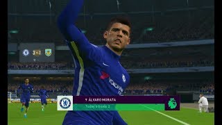 PES 2017  Chelsea vs Burnley  Gameplay PC [upl. by Eemia319]