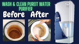 How To Wash amp Clean Pureit Water Purifier Filter at Home [upl. by Yee434]