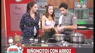 RIÑONCITOS A LA CACEROLA CON ARROZ La cocina de coco [upl. by Kcirddec]