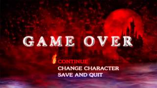 Game Over  Castlevania Dracula X Chronicles [upl. by Enytsirhc]