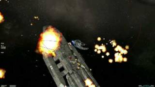 Effects mod for Battlestar galactica  Flak demonstration 3 [upl. by Natloz]