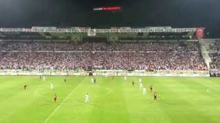 Amazing Besiktas fans at Inonu stadium in Istanbul HD [upl. by Nylirehc60]