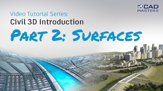 Civil 3D Tutorial 2 Surfaces [upl. by Inhsor]