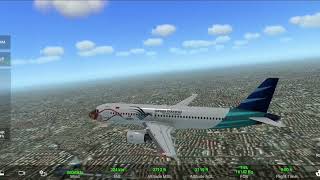 RFSReal Flight SimulatorDelhi Intl Airport To Jaipur VIJP Full Flight  Airbus A320200 [upl. by Eilsek]