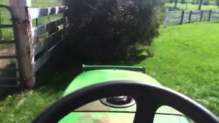 Mowing with John Deere 2305 [upl. by Dulcea389]