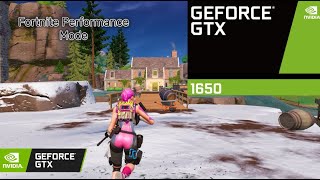 Fortnite on GTX 1650 4GB  1080p Performance Mode [upl. by Gilleod]