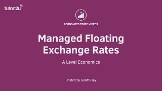 Explaining Managed Floating Exchange Rates I A Level and IB Economics [upl. by Aiehtela]