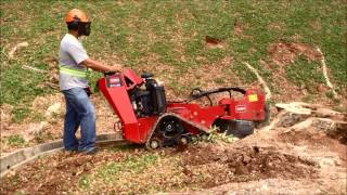 Stump grinding  Toro STX 26 vs Chainsaw [upl. by Desma]