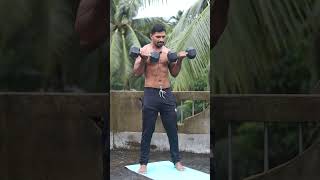 Biceps Workout at Home with Dumbbells 🔥 [upl. by Cardew836]