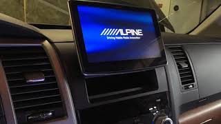 Alpine iLXF903D Halo9 and HCEC2100RD HCEC2600FD in Toyota Tundra and Sequoia [upl. by Amiarom]