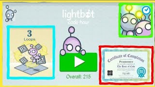 Lightbot Code Hour  LOOPS Level 1 [upl. by Ananna728]