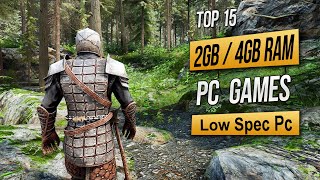 Top 15 Best Low Spec Pc Games For 2GB RAM  4GB RAM  1GB VRAM 2024 [upl. by Avonasac]