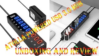 Best USB 30 Hub  Anker USB 30 Hub Review 10 Port [upl. by Esilanna650]