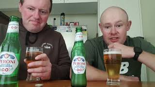 Peroni Nastro Azzurro 00 beer review [upl. by Eniahpets749]