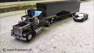 Transamch  Knight Rider SEMI Truck Altaya 143 [upl. by Lezirg449]