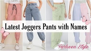 Types Of Joggers With NameJogger Pants outfits For Girls Women LadiesJoggers PantsFarheen Style [upl. by Caplan121]