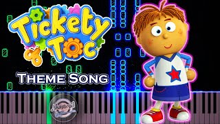 Tickety Toc Theme Song Piano Cover [upl. by Atinal398]