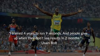 Patience and Long Term Commitment Lessons from Alex Hormozi amp Usain Bolt [upl. by Christalle852]