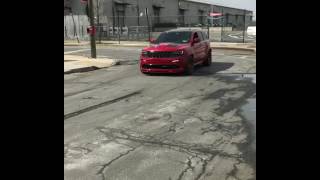 Srt jeep burnout rear wheel drive [upl. by Wenoa]