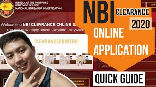 NBI Clearance Online Application Quick Guide [upl. by Ahsennod645]