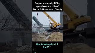 Crane Safety  Crane Overturning  Why Crane Accidents shorts [upl. by Eidoc]