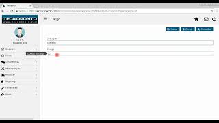 Como fazer CADASTRO DE CARGO  Software Tecnoponto [upl. by Aiciled]