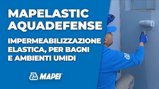 Impermeabilizzazione elastica per bagni e ambienti umidi [upl. by Eannej]