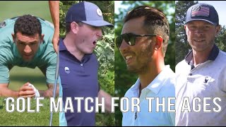 Paul Bissonnette amp Ryan Whitney VS Chris Wagner amp Brandon Yip  Sandbagger Invitational III [upl. by Marilou]