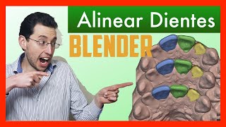 💎Como hacer ALINEADORES dentales GRATIS Ortodoncia Digital  Blender [upl. by Butta]