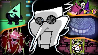 Unlocking Spamton amp Exploring his Creepy Backstory Deltarune Chapter 2 Secrets  Theories [upl. by Donny]