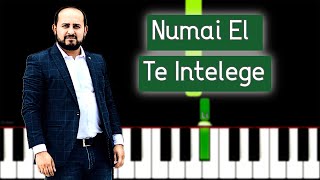 Numai El Te Intelege  Biji din Barbulesti TUTORIAL PIAN  Partitura Incepatori  Cristian Chifan [upl. by Hanzelin]