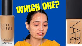 Best Foundation Battle Bobbi Brown Vs NARS bobbibrown nars makeup PriyankaRag [upl. by Arral49]