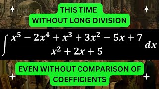 How to Integrate a Rational Function With a 2nd Order Denominator Without LongDivision [upl. by Idham]