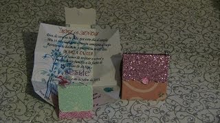 Invitaciones bonitas y originales para 15 años3 añosbautizos barato y facil de hacer [upl. by Hermione857]