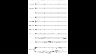 JUBILATE DEO OMNIS TERRA C56 by Giovanni Gabrieli Audio  Full score [upl. by Rosmarin275]