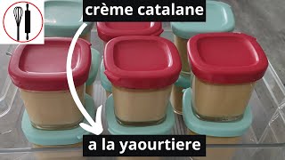 crème catalane a la yaourtière multidélice [upl. by Calva]