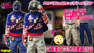 GTA 5 HOW TO GET WHITE JOGGERS RACING LOGOS MODDED OUTFITS 167 DIRECTOR MODE GLITCH GTA Online [upl. by Esenwahs234]