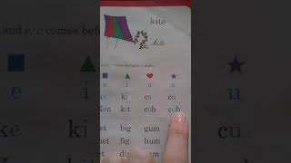 LEARNING TO READ  Abeka Handbook for Reading Letters K and C [upl. by Tamera769]