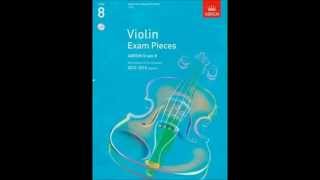 Allemanda 1st movt from Partita No 2 in D minor for Solo Violin BWV 1004 [upl. by Arehsat]