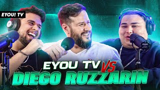 DIEGO RUZZARIN vs EYOU TV  Análisis de Replik momentos agresivos en escritas [upl. by Sloatman256]