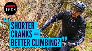 Do Shorter Cranks Help With Climbing  AskGMBNTech [upl. by Imre]