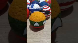 Lithuania 🇱🇹 countryballs Литва shorts countryballs art handmade czechball Литва каунтриболлс [upl. by Attalanta458]