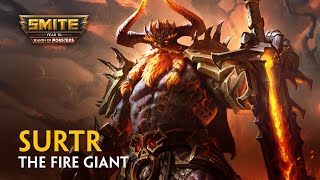 Smite  God Reveal  Surtr The Fire Giant [upl. by Kittie477]